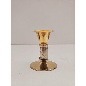 brass candlestick holder - vintage brass - candlestick - vintage home decor -